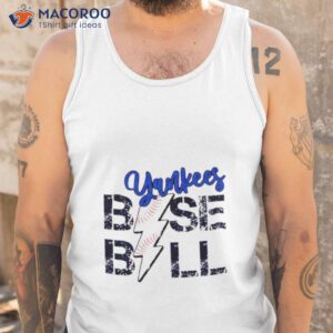 yankees thunder baseball shirt tank top