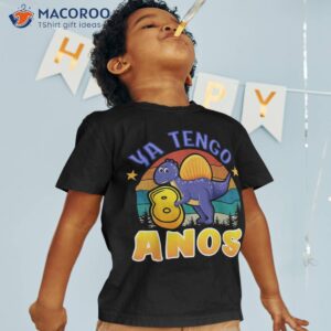 Ye Tengo 8 Anos Dinosaur Matching Birthday Party Shirt