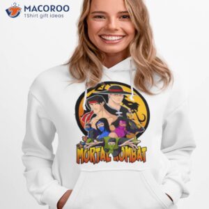 yellow logo mortal kombat shirt hoodie 1