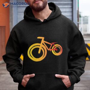 yellow red bicycle shirt hoodie