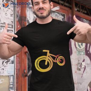 yellow red bicycle shirt tshirt 1