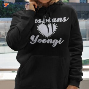 yminsugas lesbians love yoongi shirt hoodie