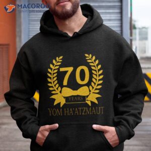 yom haatzmaut design 70 years shirt hoodie