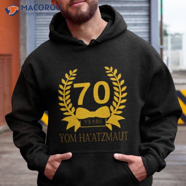 Yom Haatzmaut Design 70 Years Shirt