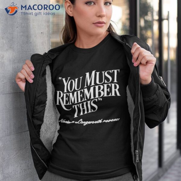 You Must Remember This Karina Longworth Podcasshirt