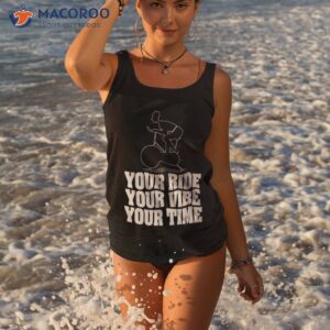 your ride vibe time bicycle gym spinning shirt tank top