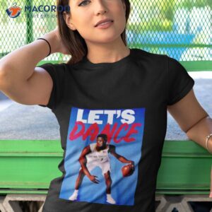 zion williamson lets dance basketball shirt tshirt 1