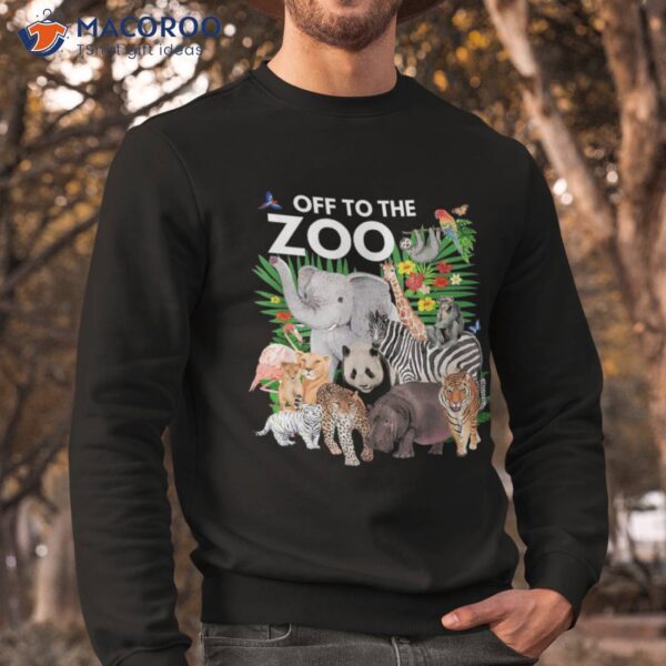 Zoo Animals Safari Party A Day At The Animal Shirt