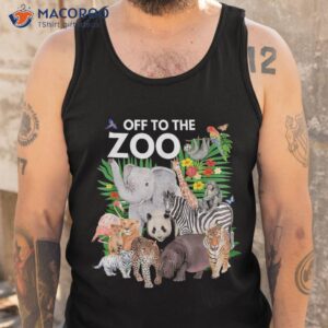 zoo animals safari party a day at the animal shirt tank top