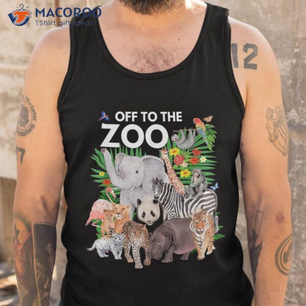 Zoo Animals Safari Party A Day At The Animal Shirt