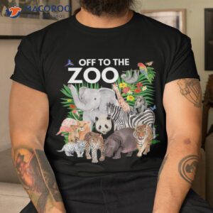 zoo animals safari party a day at the animal shirt tshirt