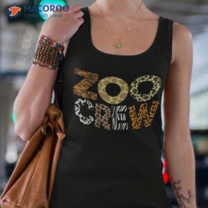 zoo crew leopard animals print zookeeper zoological garden shirt tank top 4