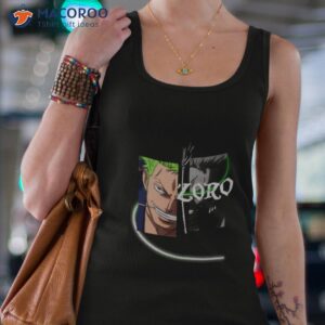 zoro from one piece half and half shirt tank top 4