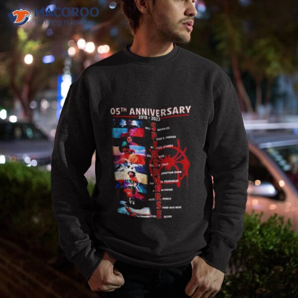 05th Anniversary 2018 – 2023 Spider Verse Shirt