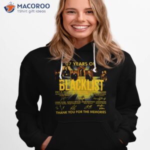 07 years of the blacklist shirt hoodie 1