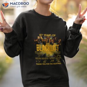 07 years of the blacklist shirt sweatshirt 2