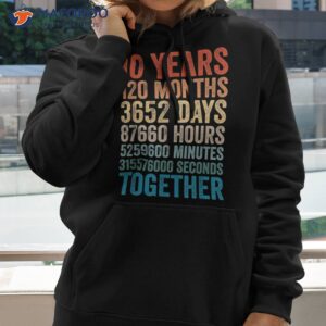 10 Years Together Anniversary Shirts For Couples Shirt