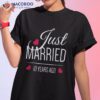 10th Wedding Anniversary Shirt – Just Married 10 Years Ago