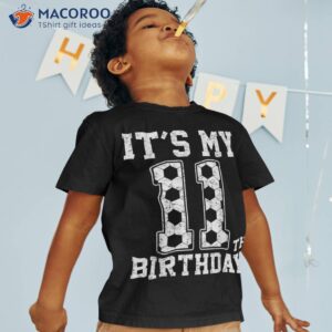 11th Birthday Soccer Player Eleven 11 Years Old Boy Shirt