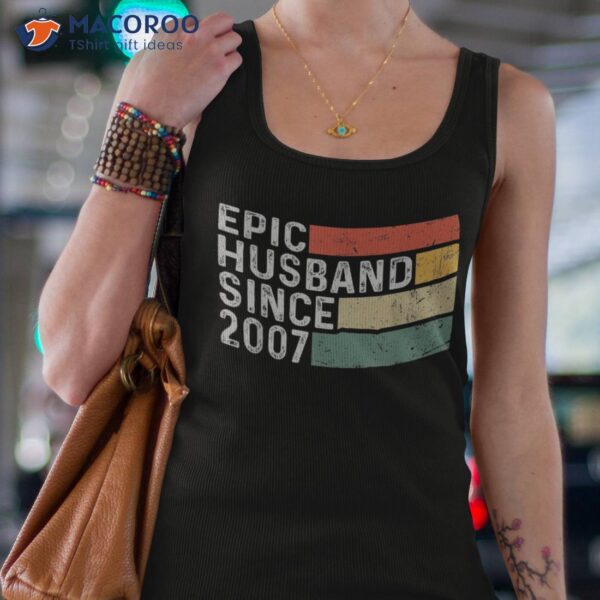 16th Wedding Anniversary For Him – Epic Husband 2007 Gift Shirt