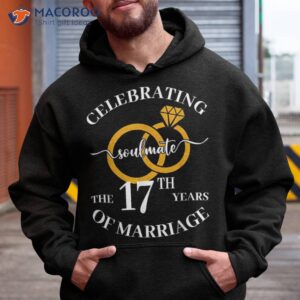 17 Years Of Married Since 2006 Couple Wedding Anniversary Shirt