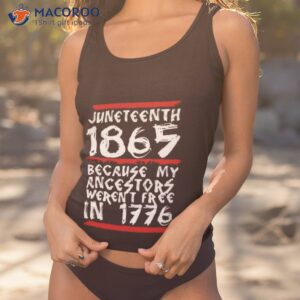 1865 white quote juneteenth shirt tank top 1