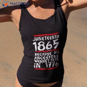 1865 white quote juneteenth shirt tank top 2