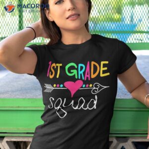 1st grade squad first teacher student team back to school shirt tshirt 1