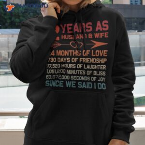 2 Years As Husband & Wife 2nd Anniversary Gift For Couple Shirt