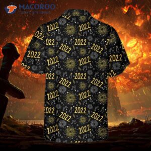 2022 New Year Golden Firework Hawaiian Shirt, Happy Shirt For And