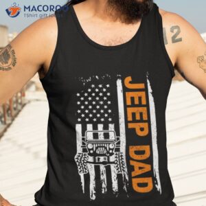 2023 american flag jeep dad shirt tank top 3