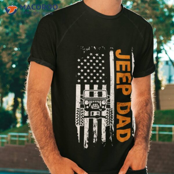 2023 American Flag Jeep Dad Shirt