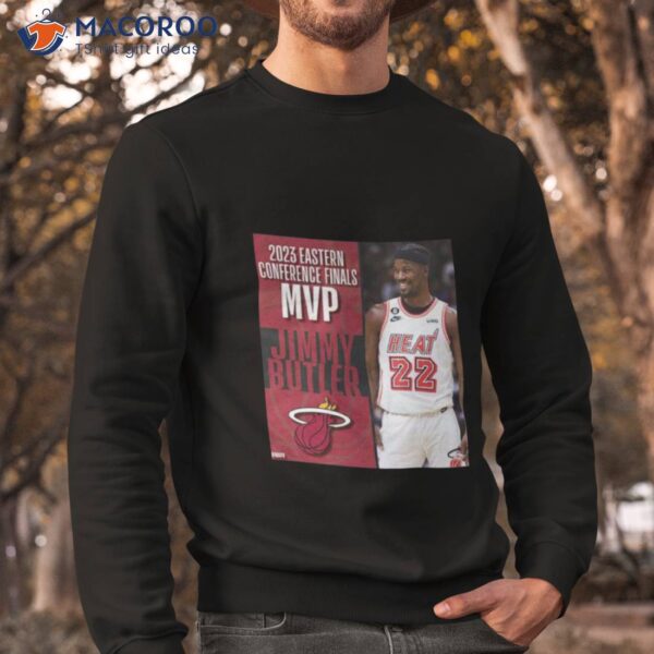 2023 Eastern Conference Finals Mvp Jimmy Butler Nba Shirt