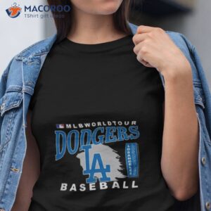 2023 Mlb World Tour Los Angeles Dodgers Baseball Logo Shirt