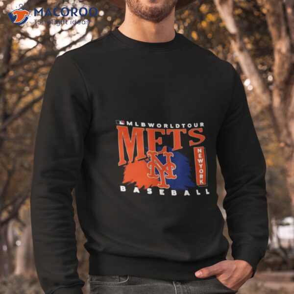 2023 Mlb World Tour New York Mets Baseball Logo Shirt