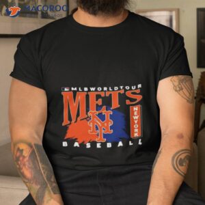 2023 Mlb World Tour New York Mets Baseball Logo Shirt