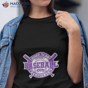 2023 Ncaa Division I Champions Baseball Tcu Horned Frog Baseball Shirt