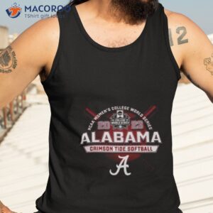 2023 ncaa division ii baseball championship alabama crimson tide softball shirt tank top 3