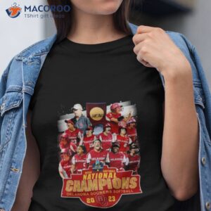 2023 ncaa softball national champions oklahoma sooners womens team shirt tshirt