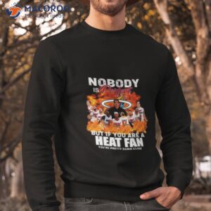 2023 nobody is perfect but if you are a heat fan youre pretty damn close signatures shirt sweatshirt