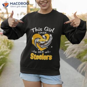 Pittsburgh Steelers Girl Heart Diamond T Shirt Trend T Shirt Store