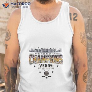 2023 stanley cup champions vegas golden knights nhl team white design signatures shirt tank top