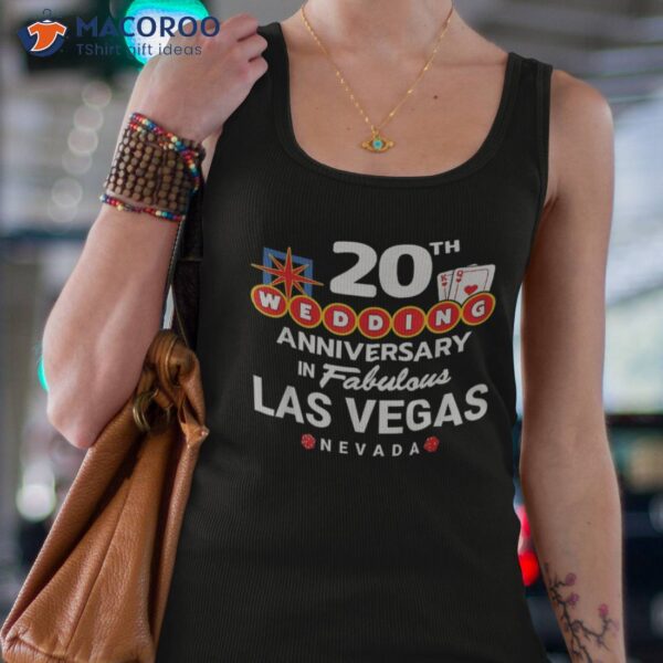 20th Wedding Anniversary – Vegas Couple Shirt