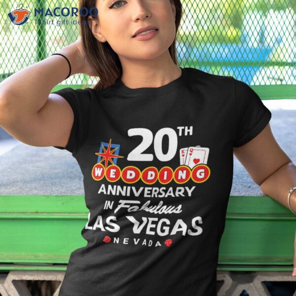 20th Wedding Anniversary – Vegas Couple Shirt