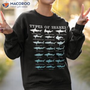 21 types of sharks marine biology shirt sweatshirt 2