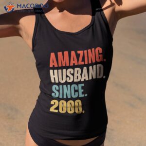 23rd year wedding anniversary amazing husband since 2000 shirt tank top 2