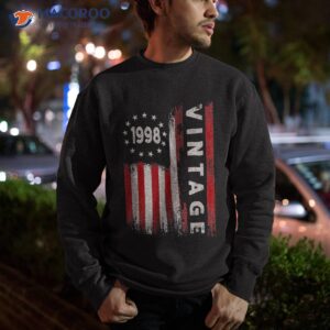 25 year old gifts vintage 1998 american flag 25th birthday shirt sweatshirt