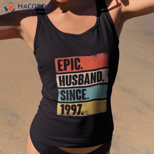 26th Wedding Anniversary 26 Year Epic Husband Since 1997 Shirt