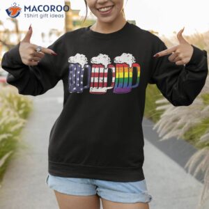 3 rainbow mugs fourth gay pride lgbt 4th of july patriotic shirt sweatshirt 1
