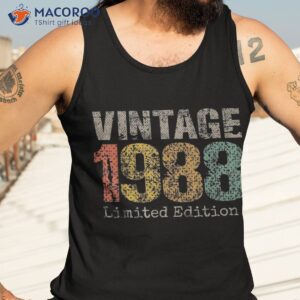 35 year old gifts vintage 1988 limited edition 35th birthday shirt tank top 3